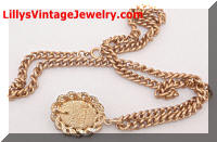 Vintage SARAH COVENTRY Old Vienna Pendant Necklace
