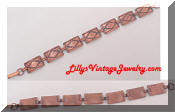 copper aztec bracelet