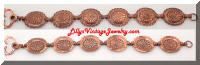 Vintage COPPER SouthWestern Sheild Bracelet