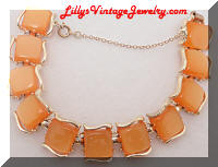 Coro orange plastic bracelet