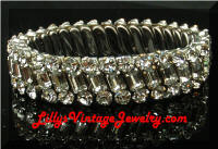 1950's PARCO Rhinestones Expansion Bracelet