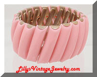 Vintage Pink Inserts Expansion Bracelet