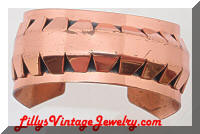 Vintage RENOIR Copper Cuff Bracelet