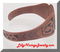 Solid COPPER Southwestern Cuff Bracelet