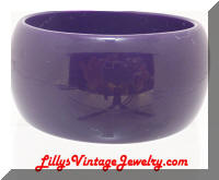 Large Purple Bangle Bracelet