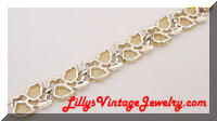 Lucite yellow leaf Vintage bracelet