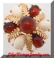 Vintage EMMONS Milk and Honey Cab Cocktail Brooch