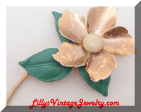 Vintage Hobe Flower Brooch