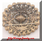 LN Enamel Rhinestones Brooch