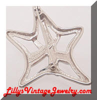 Contemporary Liz CLAIBORNE Rhinestone Star Brooch