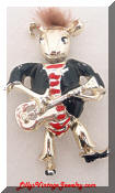 Vintage Punk Rock Beatle Brooch