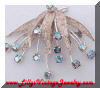 Triad ab rhinestones brooch