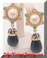 Jose BARRERA for AVON "Roman Holiday" Drop Earrings