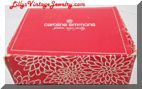 Vintage EMMONS Milk and Honey Earrings  w/ Original Box