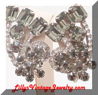 Juliana Black Diamond Rhinestones Earrings