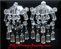 Alluring Quality Dangling Rhinestones Earrings