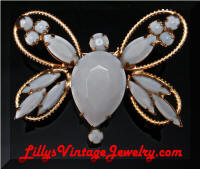 Jewel Brooch With Lilac And White Rhinestones H234- – GAFFORELLI SRL