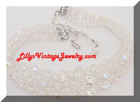 Crystals 3 strnads necklace