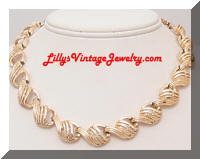 Vintage CORO Golden Link Necklace