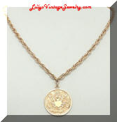 Sarah Coventry Zodiac Cancer Pendant Necklace