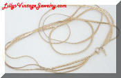 Trifari triple strand necklace