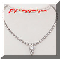 Vintage Rhinestones Choker Necklace