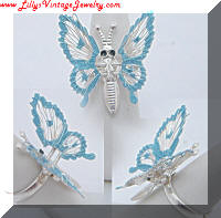 Adorable Fluttering Butterfly Cocktail Trembler Ring