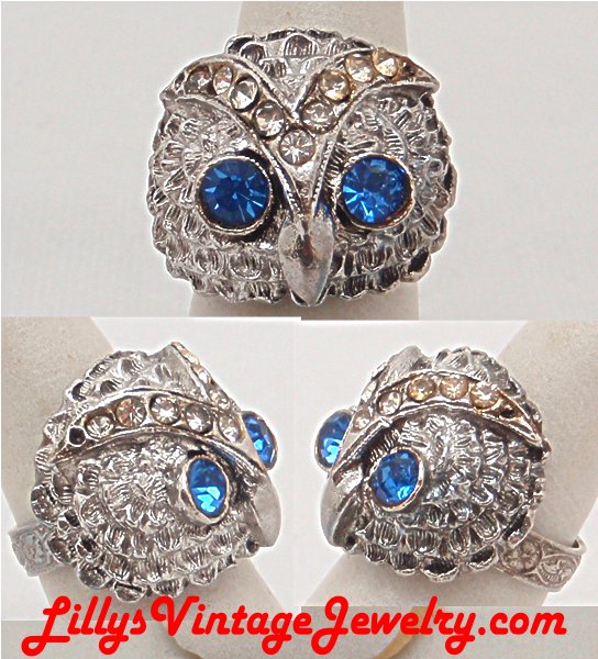 Vintage Owl Ring 3