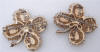 Vintage Opals AB Rhinestones Clover Scatter Pins