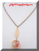 WHITING and DAVIS Las Vegas Gambling Pendant Necklace